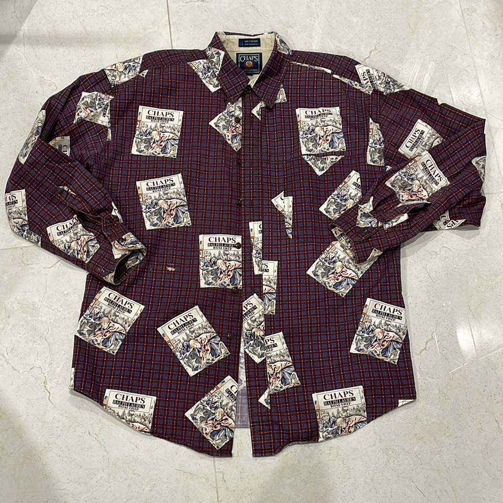Chaps and Ralph Lauren collaboration button up